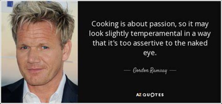 Gordon Ramsay about cooking passion and football Gordon Ramsay about cooking passion and football