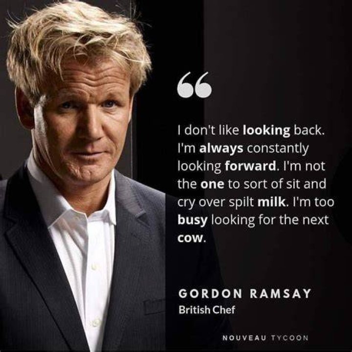 Gordon Ramsay about Motivation Gordon Ramsay about Motivation